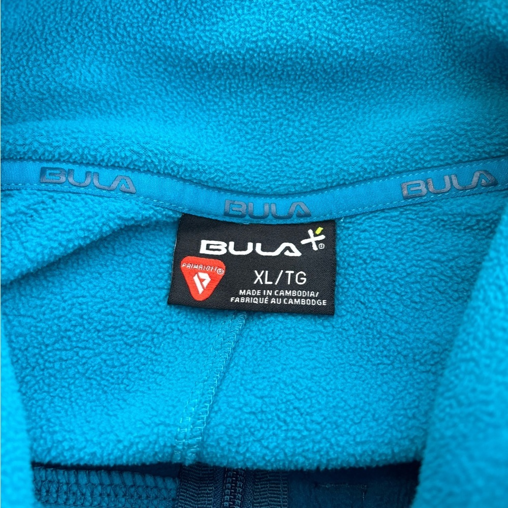 BULA Women’s Fleece Jacket XL Blue & Teal | Full Zip Outdoor Cozy Warm - Picture 2 of 12